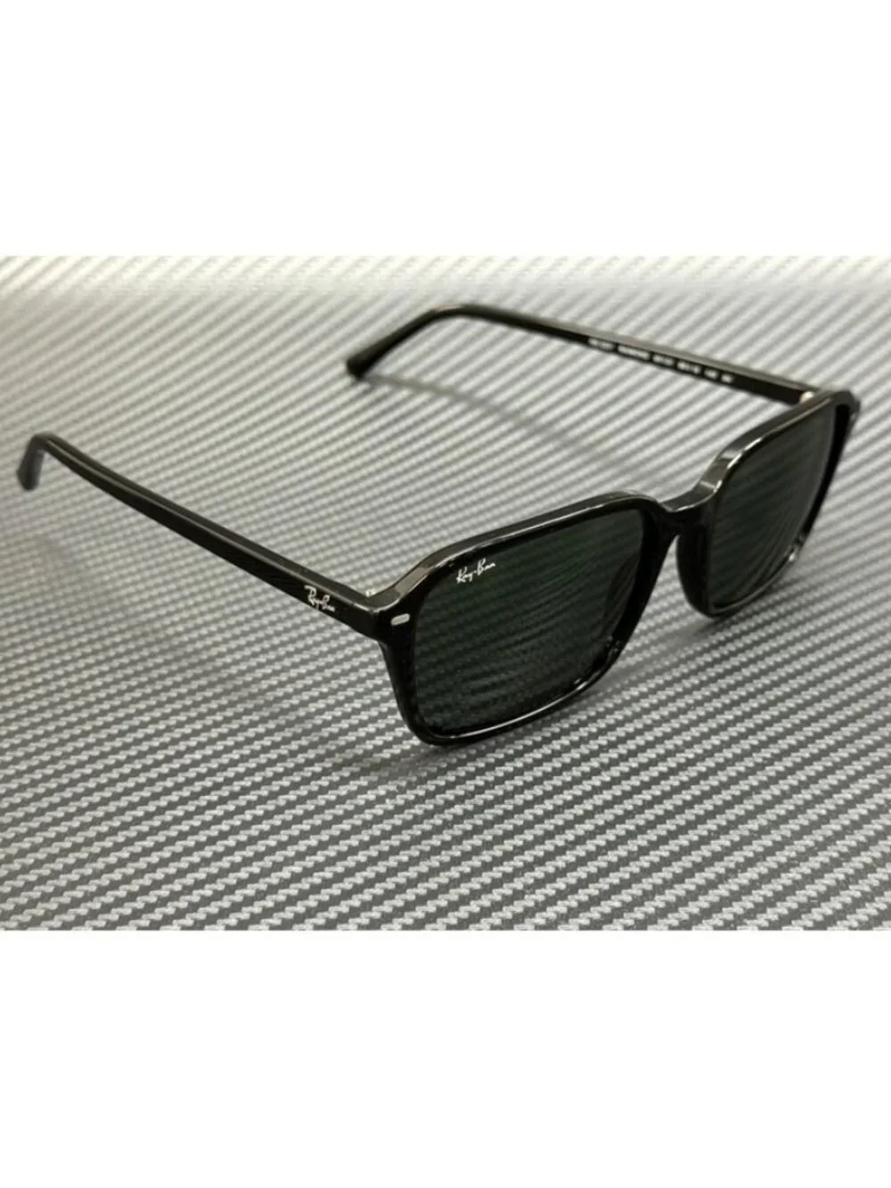 New Ray-Ban Men Black Sunglasses 58-18-145